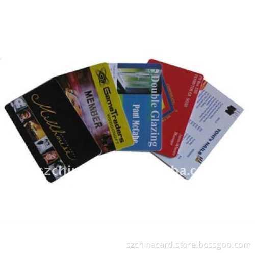 High quality 4 color plastic pvc card
